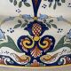 Desvres old Rouen faience plate