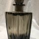 Carafe à alcool en verre fumé 1950