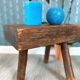 Tabouret tripode artisanal