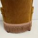 Vintage toad armchair with fringe 50s