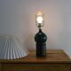 Sixties danish design ceramic tablelamp by Marianne Starck