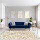 Modern Moroccan carpet white contemporary art 150x240cm