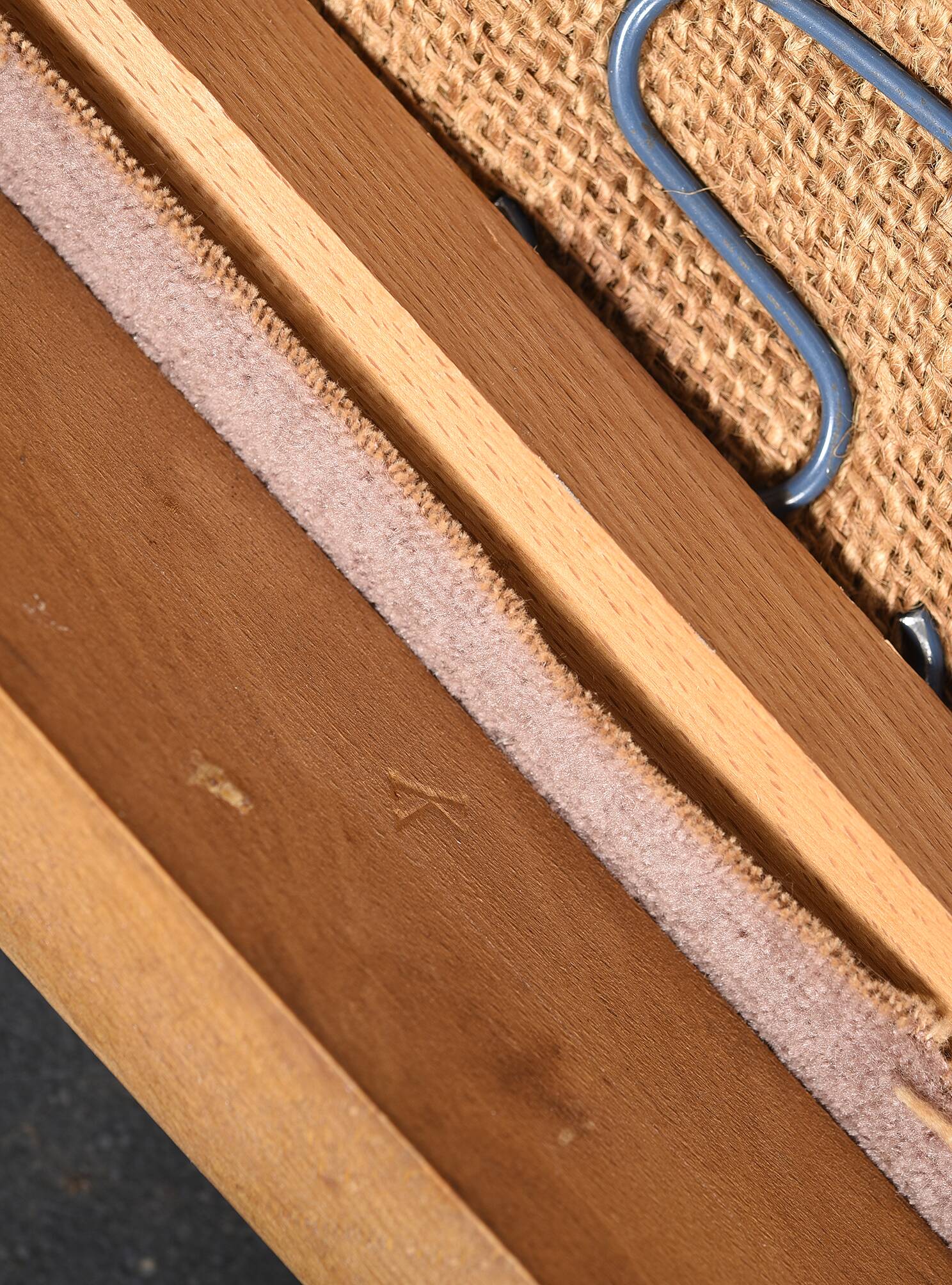 Barrette chairs with saber legs, set of 4