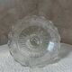 Etched glass fruit bowl