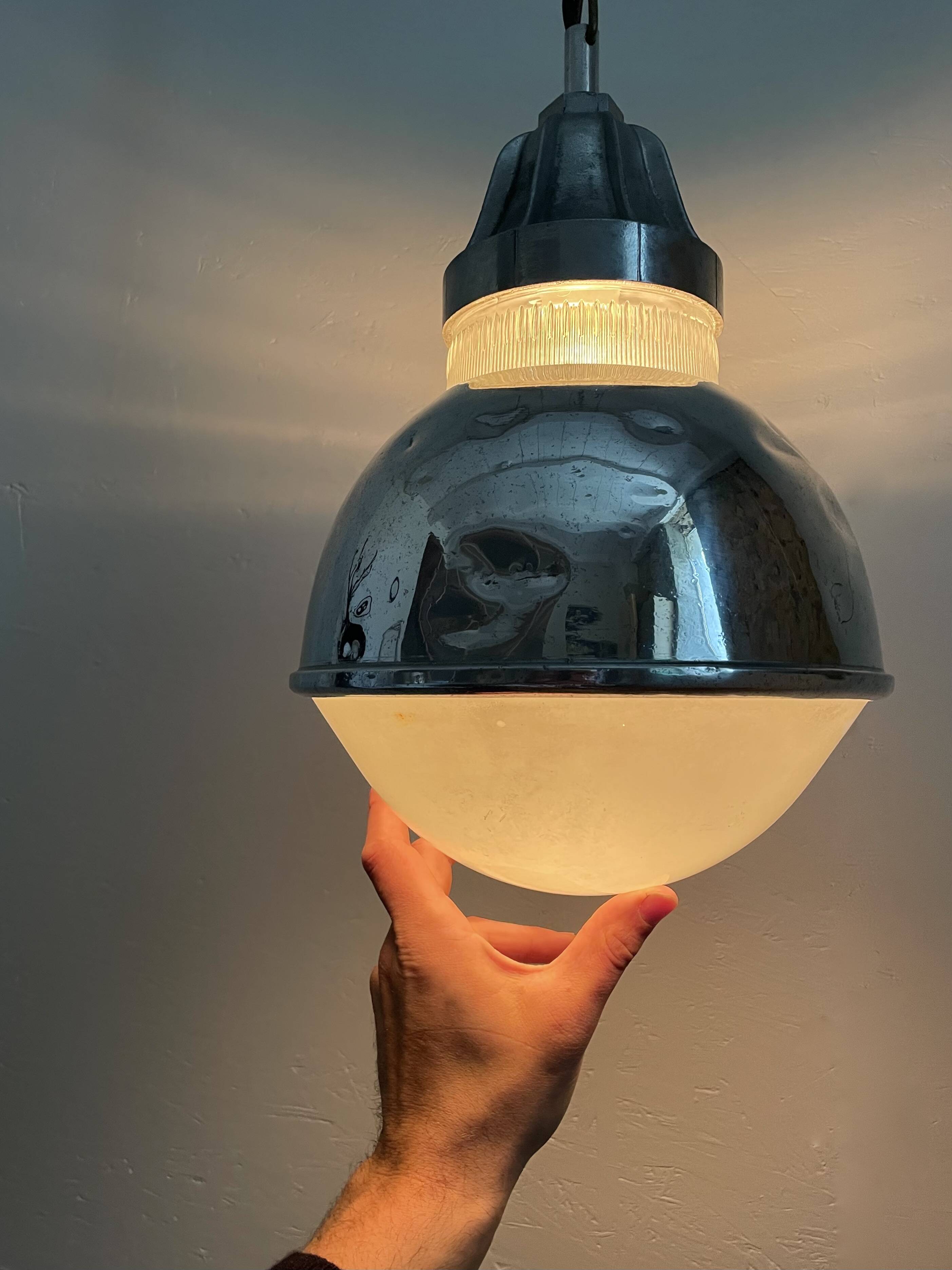 Polished Holophane Suspension