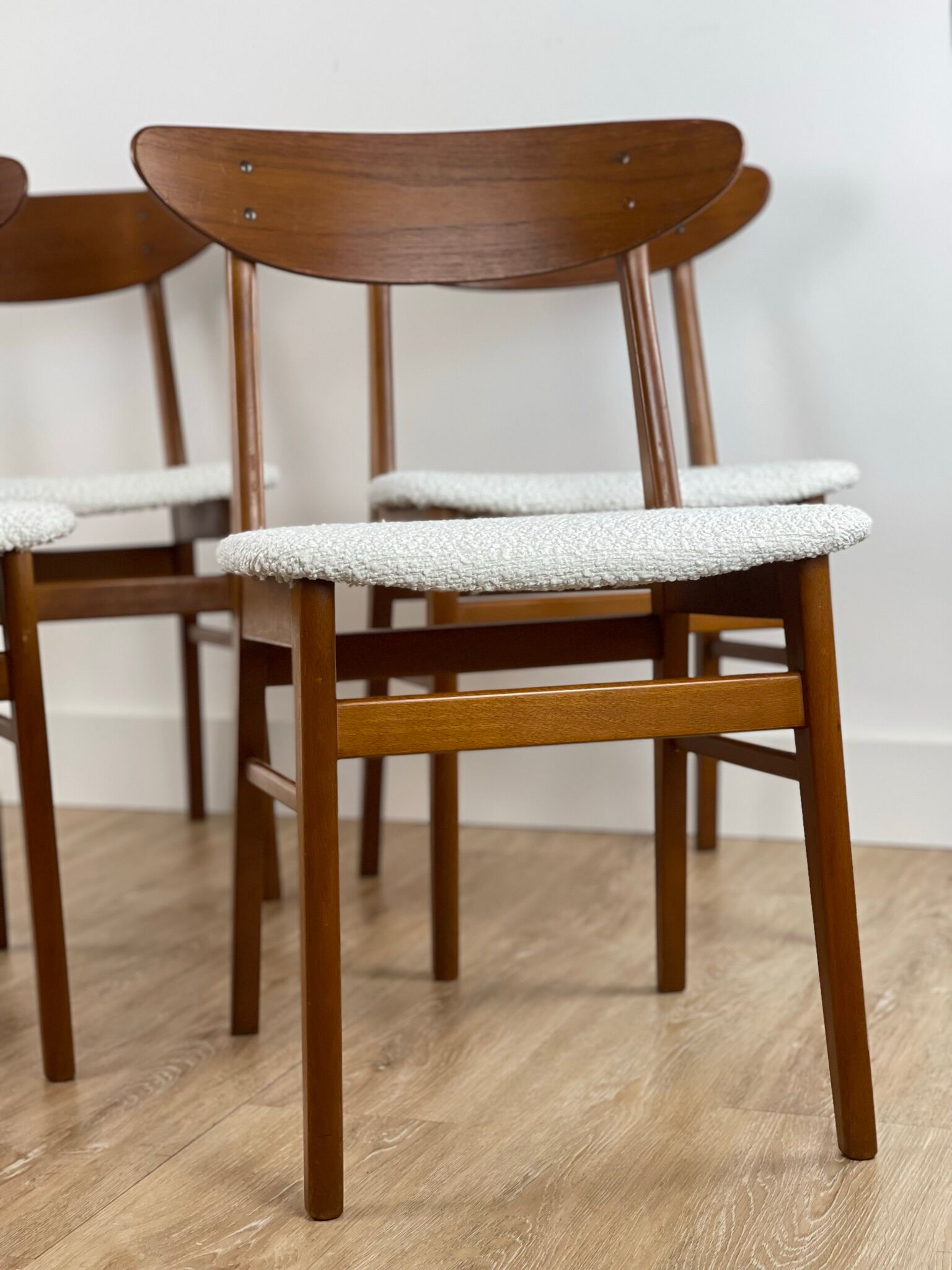 Set of 4 danish farstrup chairs model 210