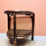 Side table / end table in rattan and caning