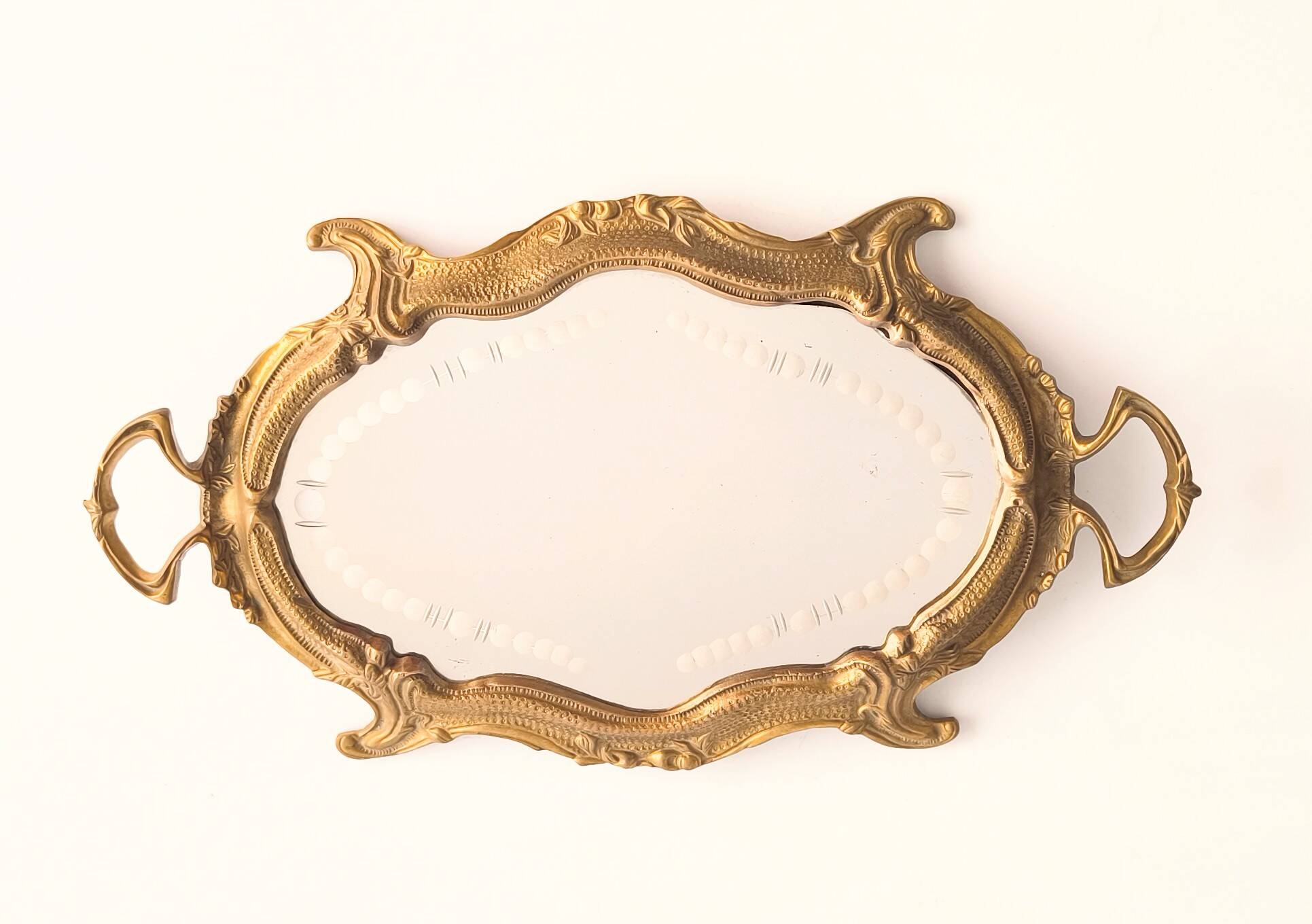 French bronze tray in Louis XV style