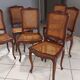 Suite of 6 chairs cans style Louis XV millieu XXeme