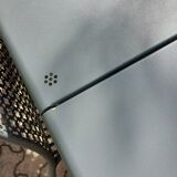 EMU antique iron garden furniture, table, 2 armchairs and 4 Vera chairs