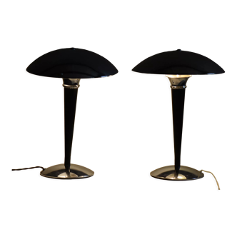 Paire de lampes de table midcentury Allemagne