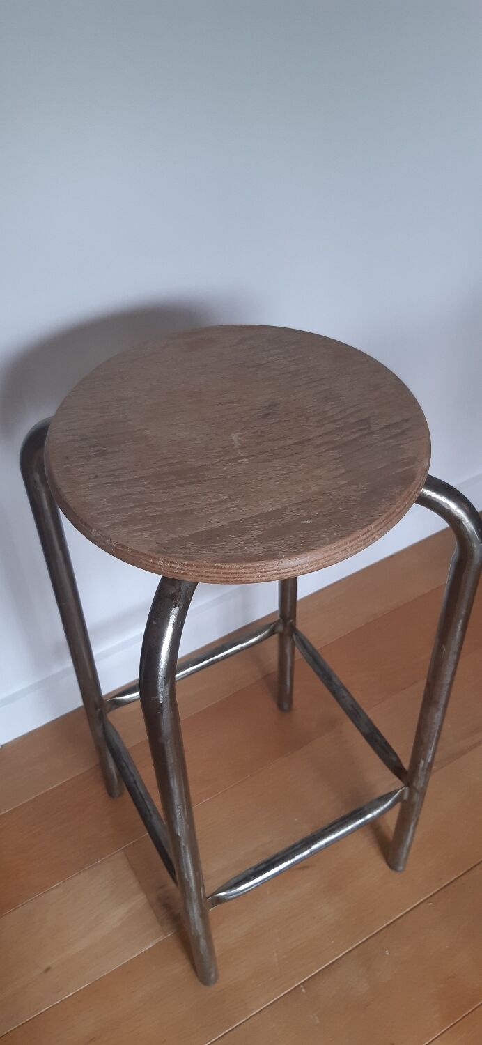 Industrial bar stool