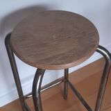 Industrial bar stool