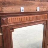 Mirror art deco solid oak - 133x97cm