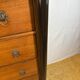 Chiffonier en chêne néerlandais antique Empire vers 1820