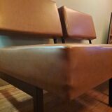 Trio de chauffeuses modulables dlg P.Guariche 1960's