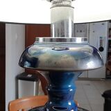 Lamp year 60 chrome and faience