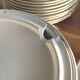 Villeroy & Boch table service in celadon green and ivory, 102 pieces.