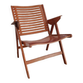 REX folding armchair by designer Niko KRALJ, 1950s, compass legs