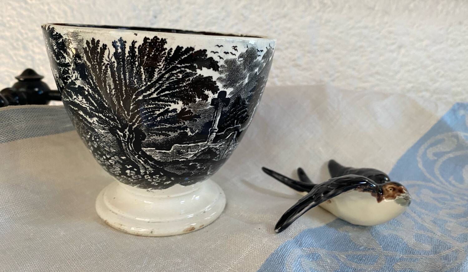 English earthenware cup 19th century