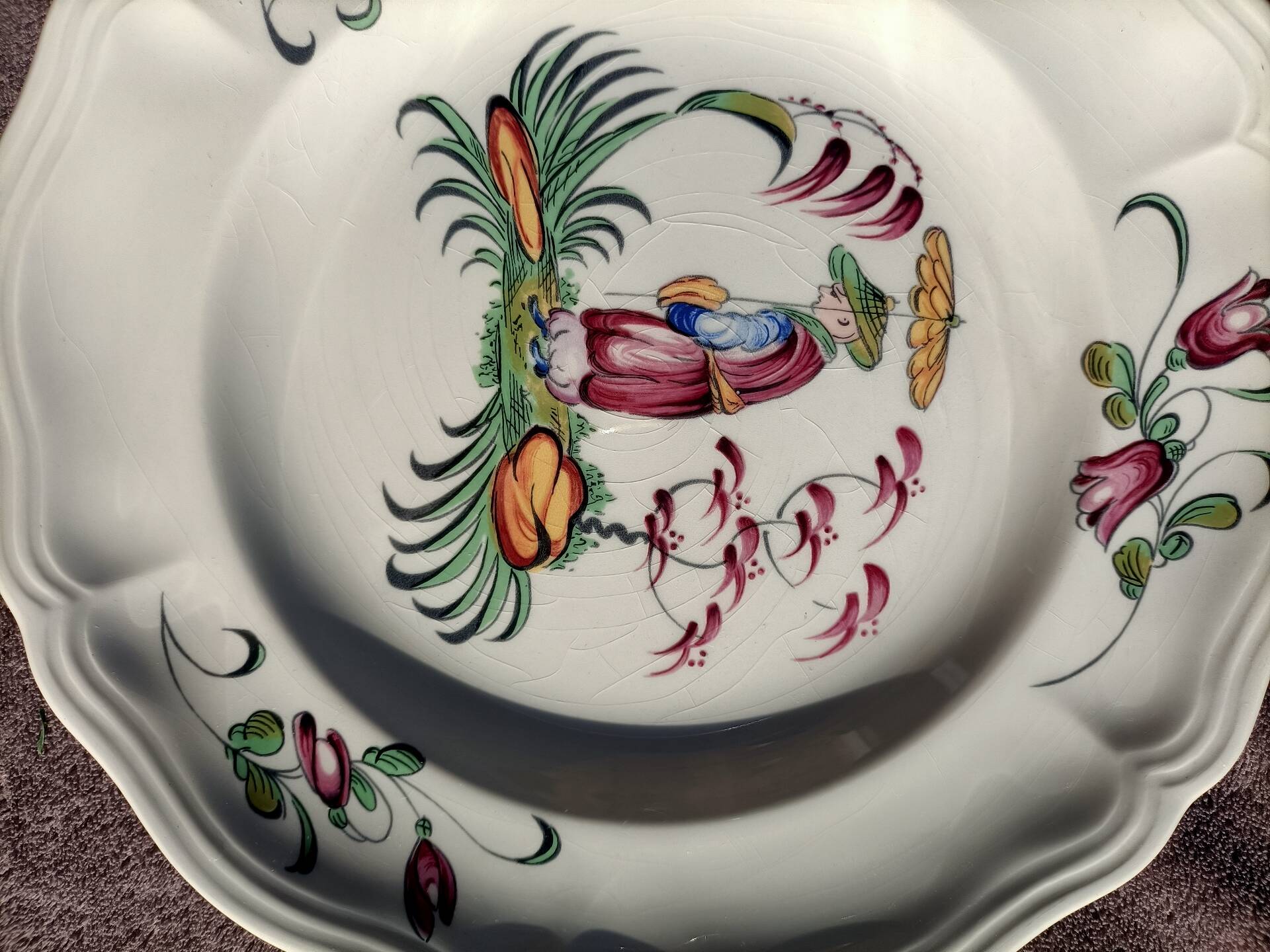 Set of plates x6 Longchamp