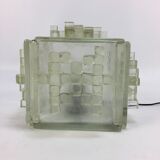 Italian Crystal "Apis" Table Lamp from Poliarte, 1960s