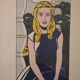 1980s Roy Lichtenstein museum poster, designed for the Ludwing Museum in Germany