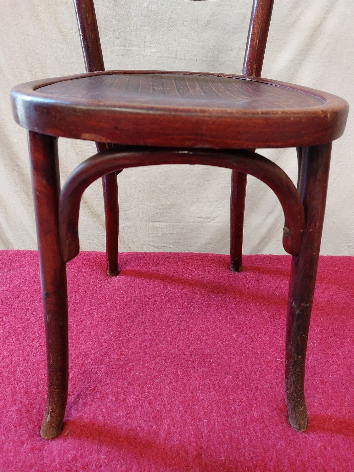 Vintage wooden bistro chair