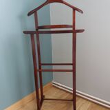 Night stand with two clothes racks