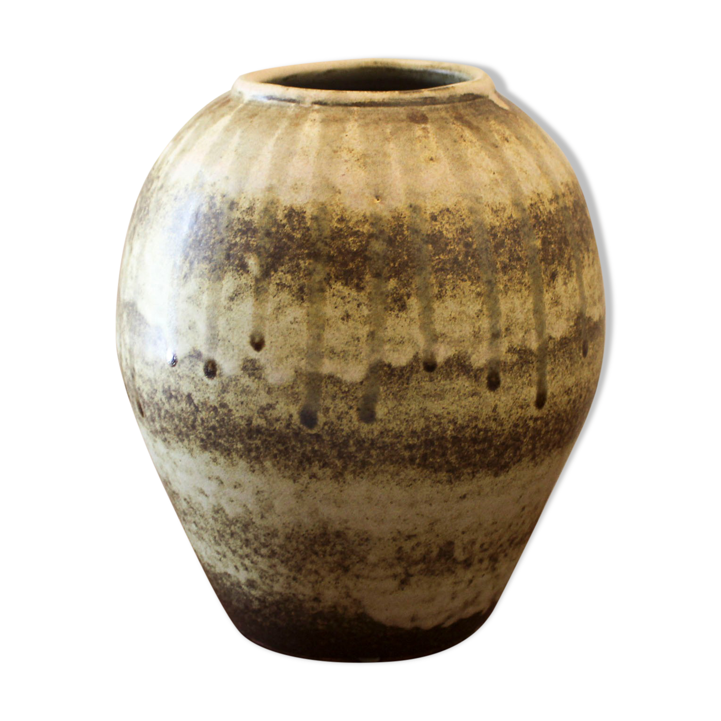 Lionel Bisson ceramic vase in Toucy