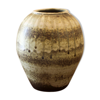 Lionel Bisson ceramic vase in Toucy