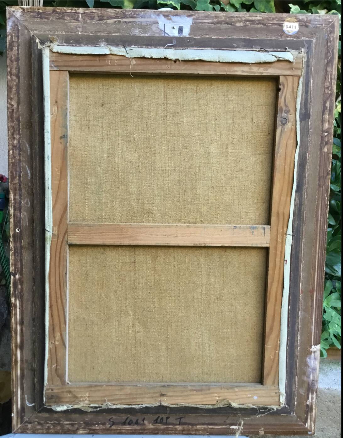 Louise-Jeanne Cottard Fossey. Oil on canvas, framed