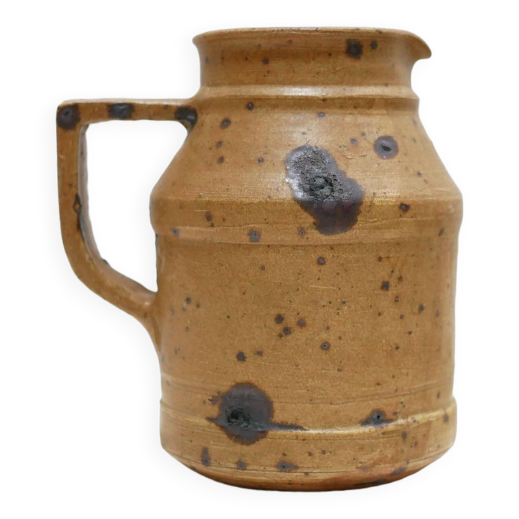 Vintage pitcher in pyrite stoneware