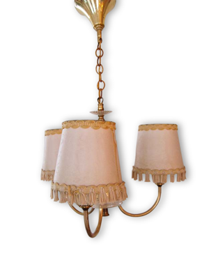 lustre en laiton 3 abats