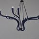 Vintage 1990s design to 12 lights chandelier