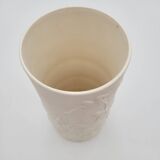 Gien matte porcelain vase