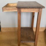 Side piece of furniture at the end of a sofa on 2 levels, 20th century