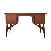 Bureau danois en teck du milieu du siècle, années 1950