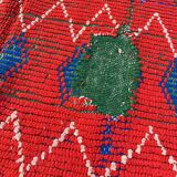 Tapis Marocain Boujad rouge - 145 x 226 cm