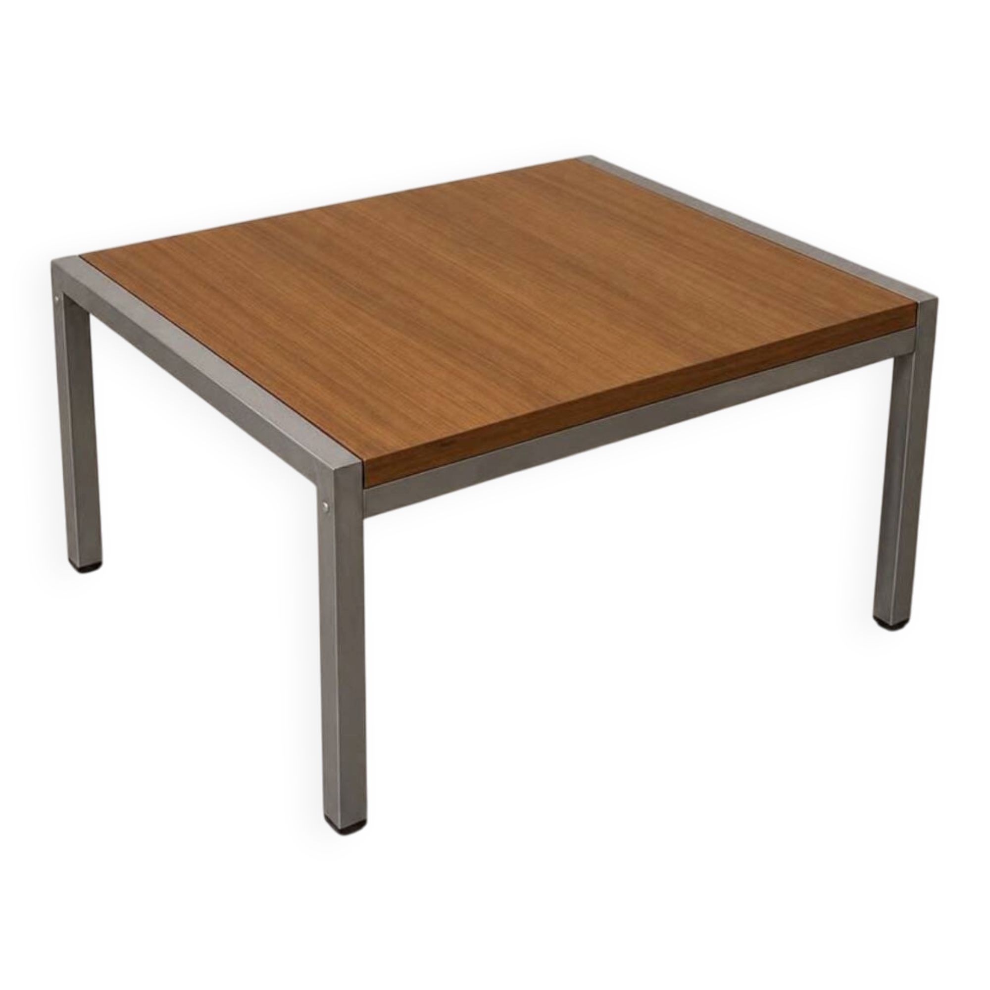 Vintage coffee table in the style of Florence Knoll - 1970s/1980s