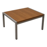 Table basse vintage de style Florence Knoll - années 1970/1980
