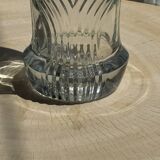 Large geometric glass vase H30