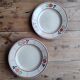 Set of 7 vintage dessert plates in Gien earthenware, model Jacqueline.