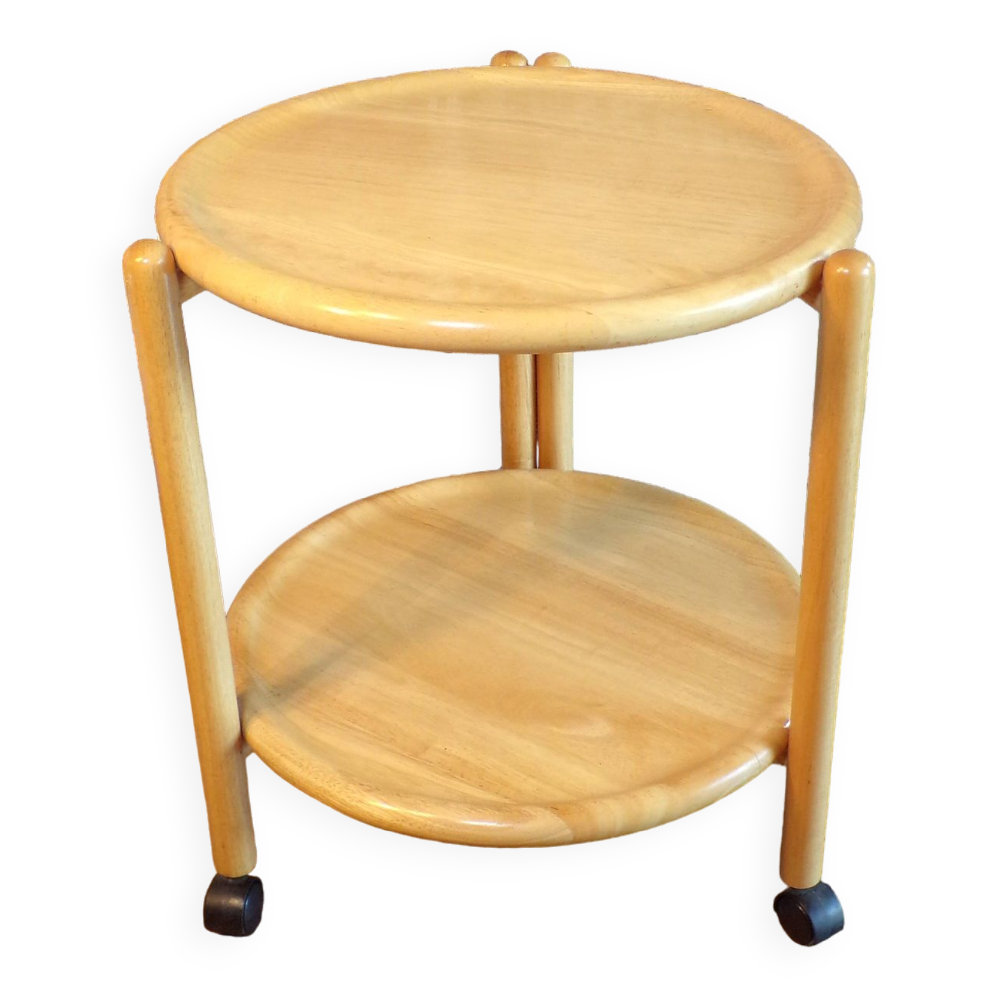 Side table 2 trays 1980 Italy