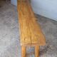 Bench 144 cm old patinated solid wood