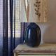 Vintage ceramic lamp, herbarium lampshade
