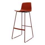 Lottus high stool from Enea dark red