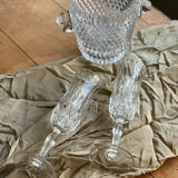 2 RCR Royal Crystal Rock champagne glasses Opera model