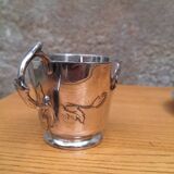 Christofle Gallia silver plated cup and saucer