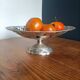 Silver-plated fruit bowl with foot